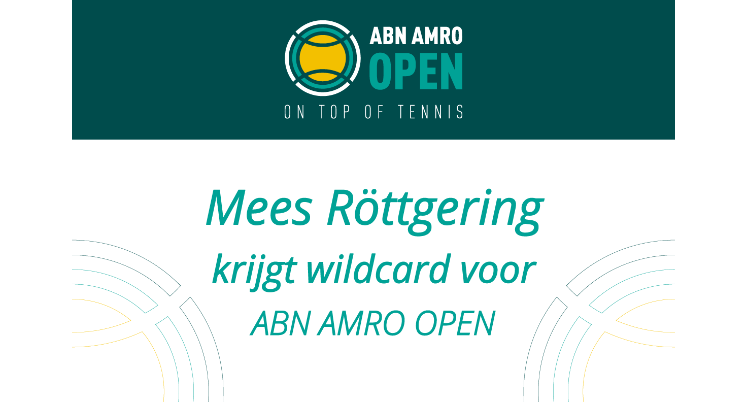 Mees Röttgering krijgt wildcard Ahoy