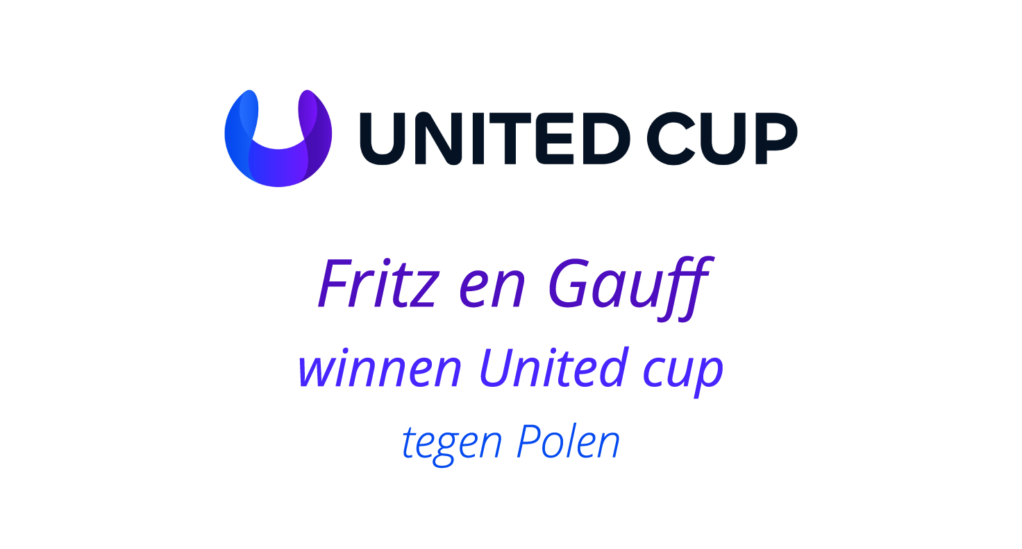 United cup prooi voor Amerikanen