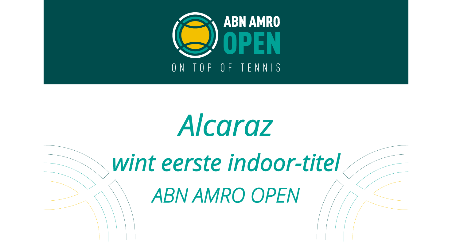 Carlos Alcaraz wint in Rotterdam