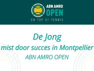 De Jong bereikt eerste halve finale op ATP-tour