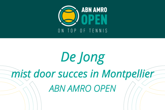 De Jong bereikt eerste halve finale op ATP-tour