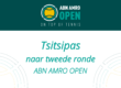 Tsitsipas wint eerste ronde in Rotterdam