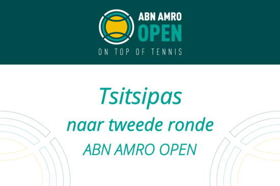 Tsitsipas wint eerste ronde in Rotterdam