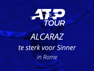Alcaraz verslaat Sinner in Rome