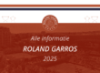 Alle info over Roland Garros 2025
