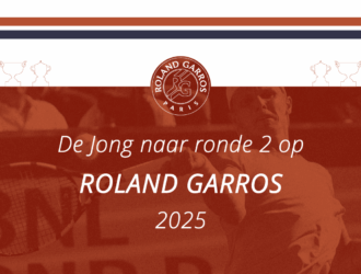 De Jong bereikt tweede ronde op Roland Garros