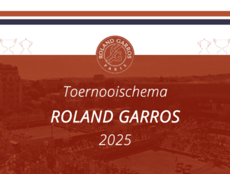 Toernooischema en overzicht Roland Garros 2025