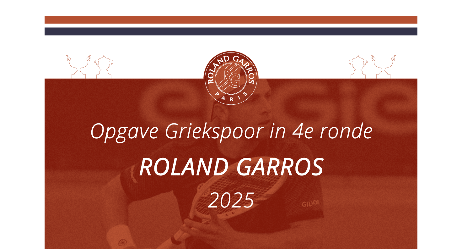 Opgave Griekspoor door blessure
