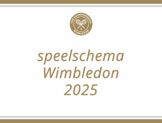 speelschema overzicht Wimbledon 2025